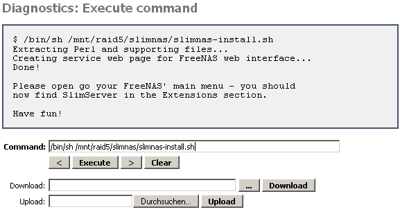 running SlimNAS installer