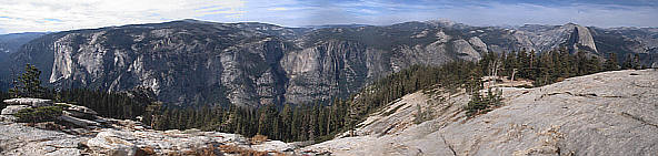 Panorama Yosemite-Tal